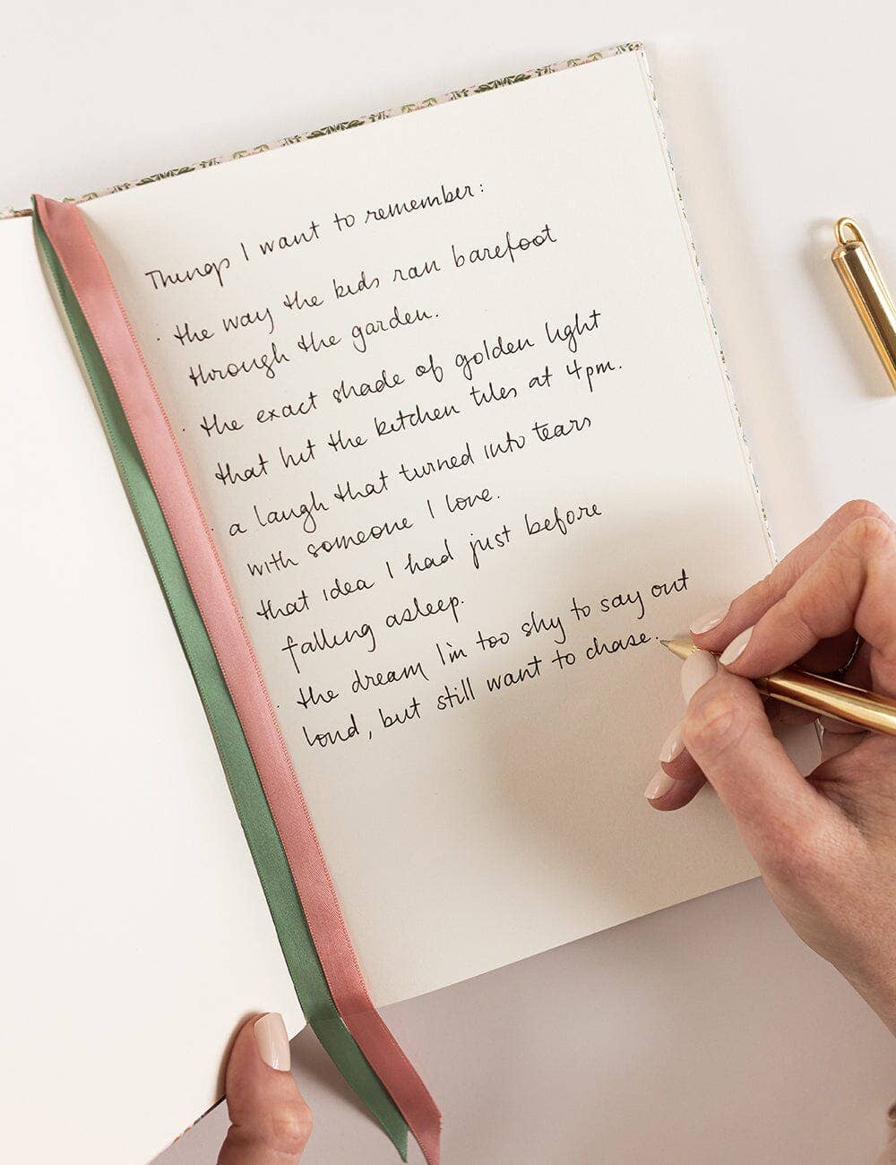 Linen Bound Journal - Bramblefloss (Blank)