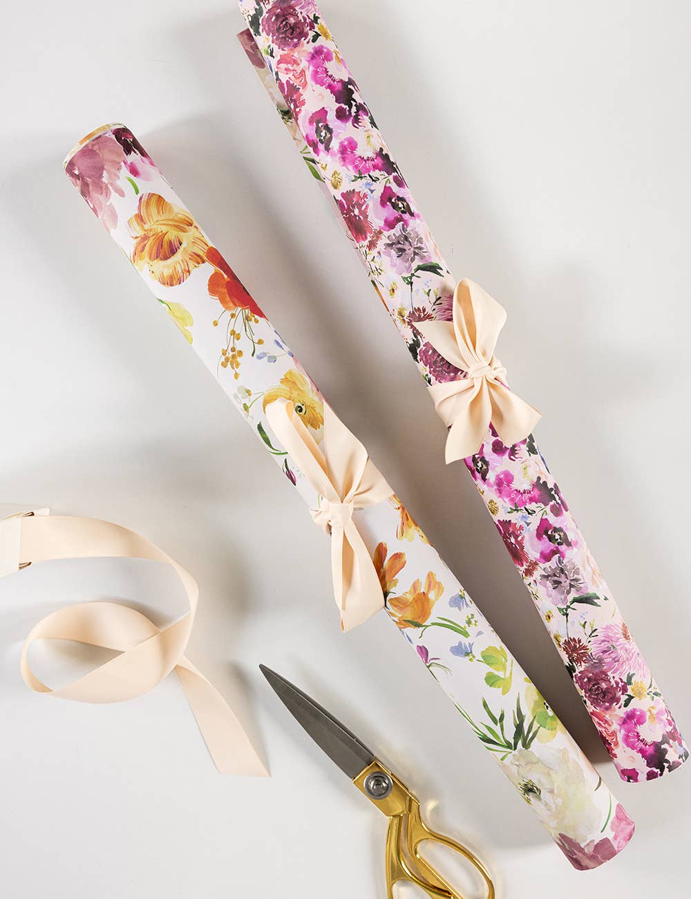 Ranunculus/Wildflowers Double sided Gift Wrap