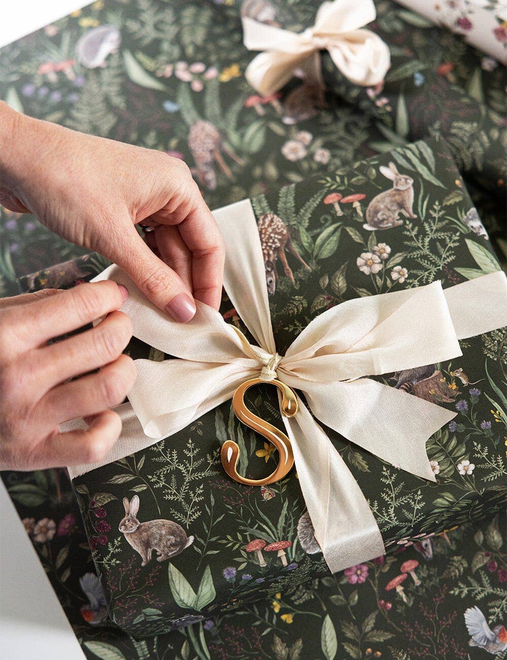 Dainty Blooms / Forest Friends 6pk Gift Wrap Sheets