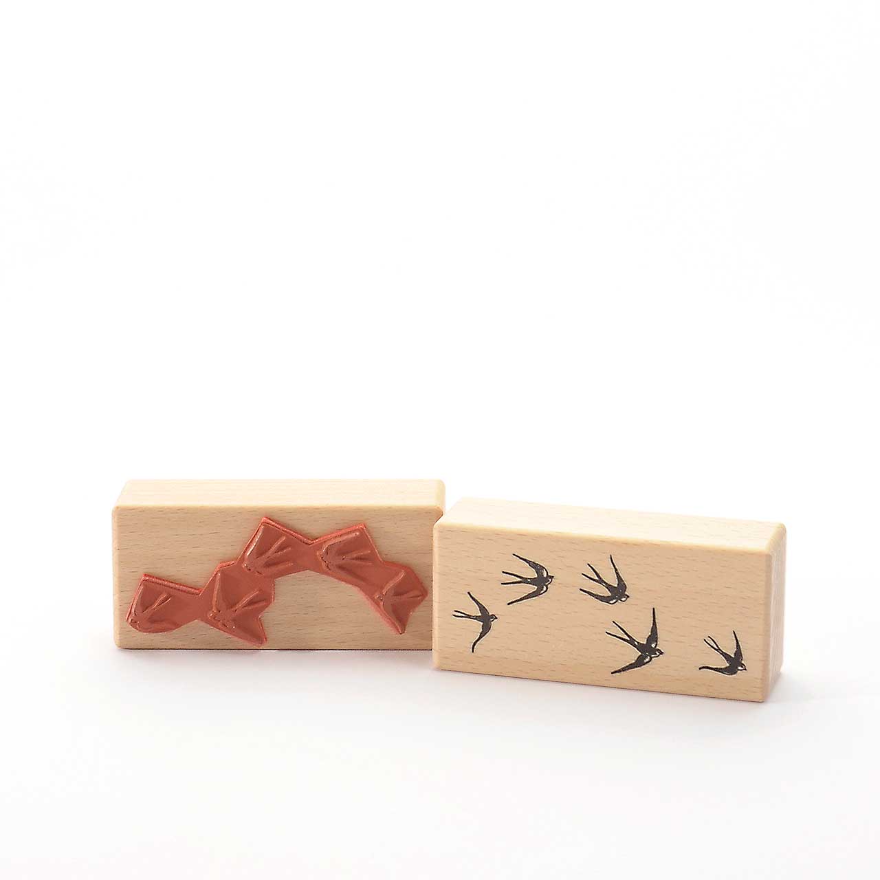 Stamp: Five swallows
