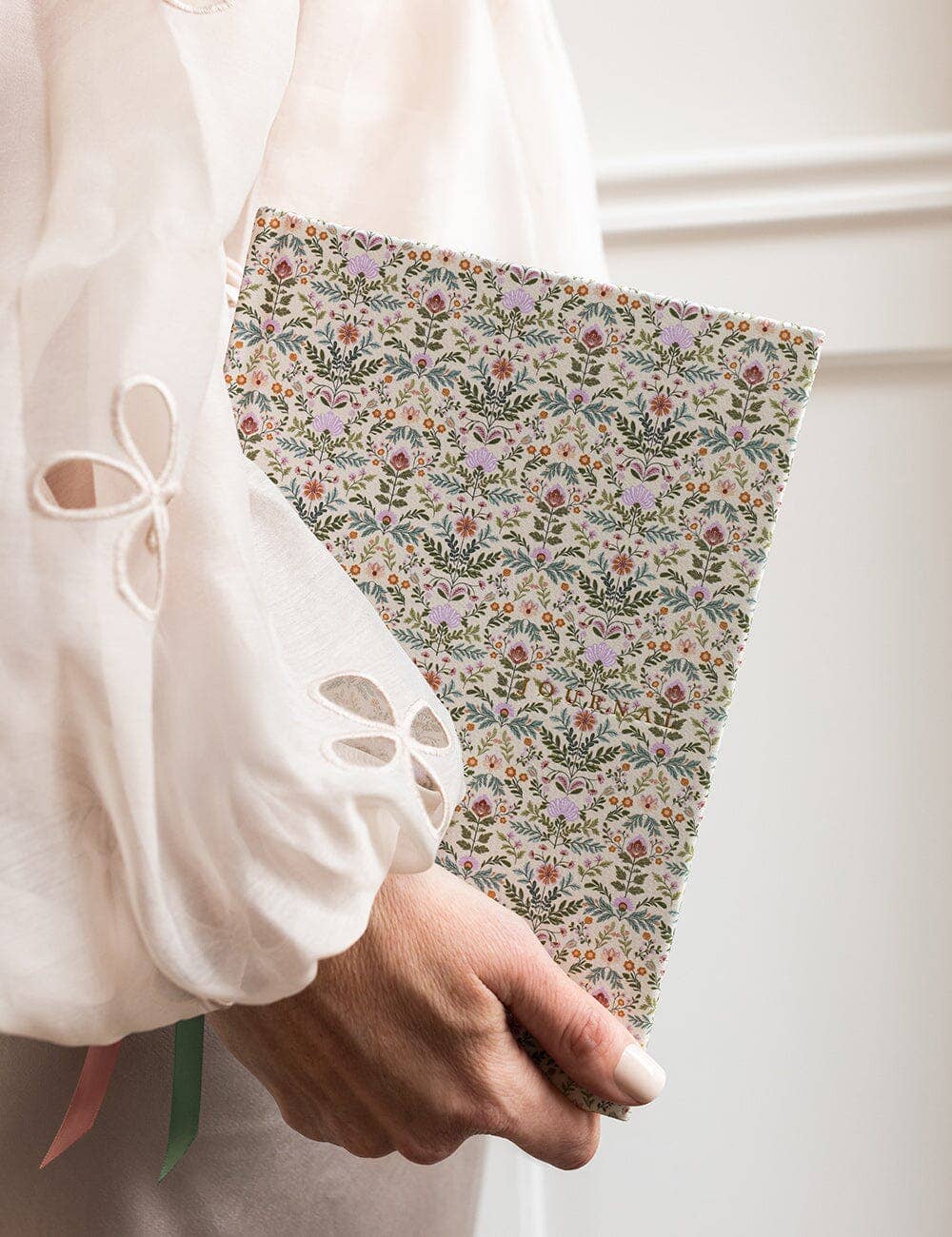 Linen Bound Journal - Bramblefloss (Blank)