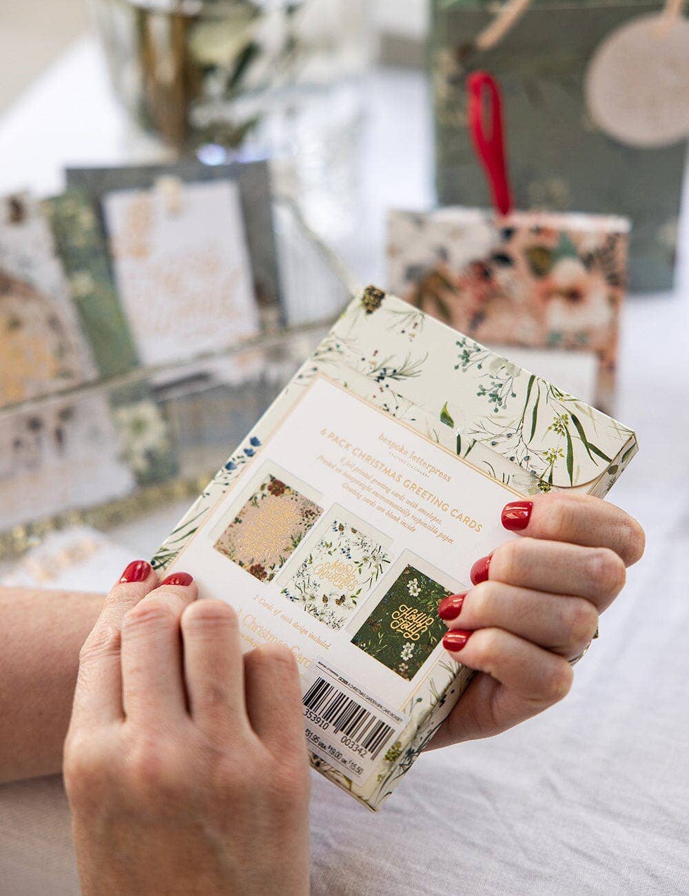 Christmas Card Boxset 6 Pack - A Christmas Garden