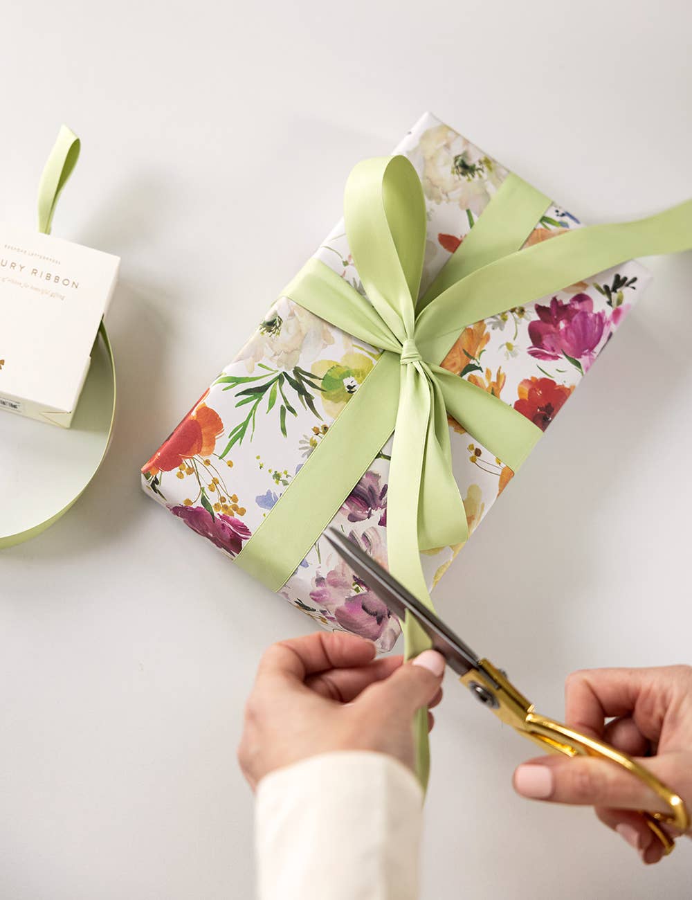 Ranunculus/Wildflowers Double sided Gift Wrap