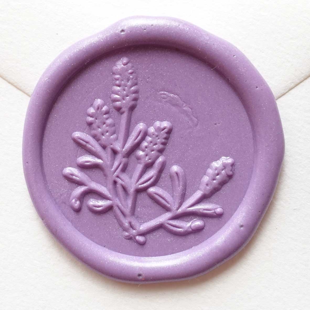 Lavender Wax Seal Stamp