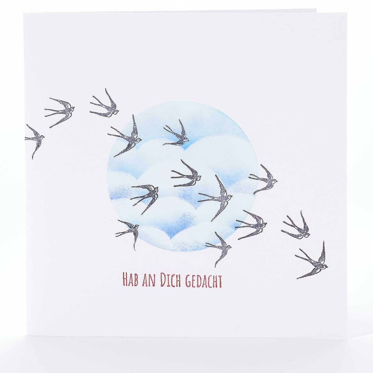 Stamp: Five swallows
