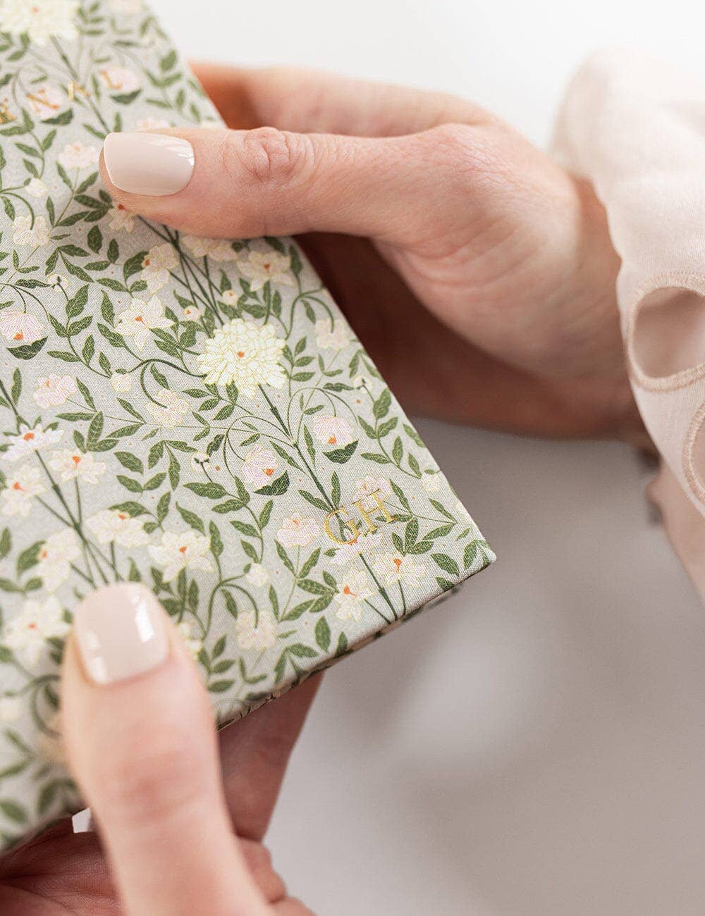 Linen Bound Journal - Bloomere (Lined Journal)