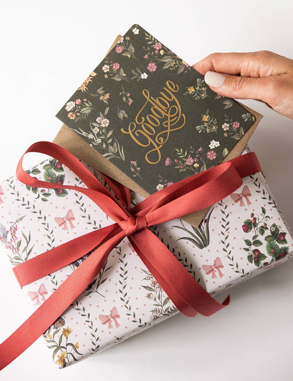 Dainty Petals/ Garden Reverie Double Sided Gift Wrap