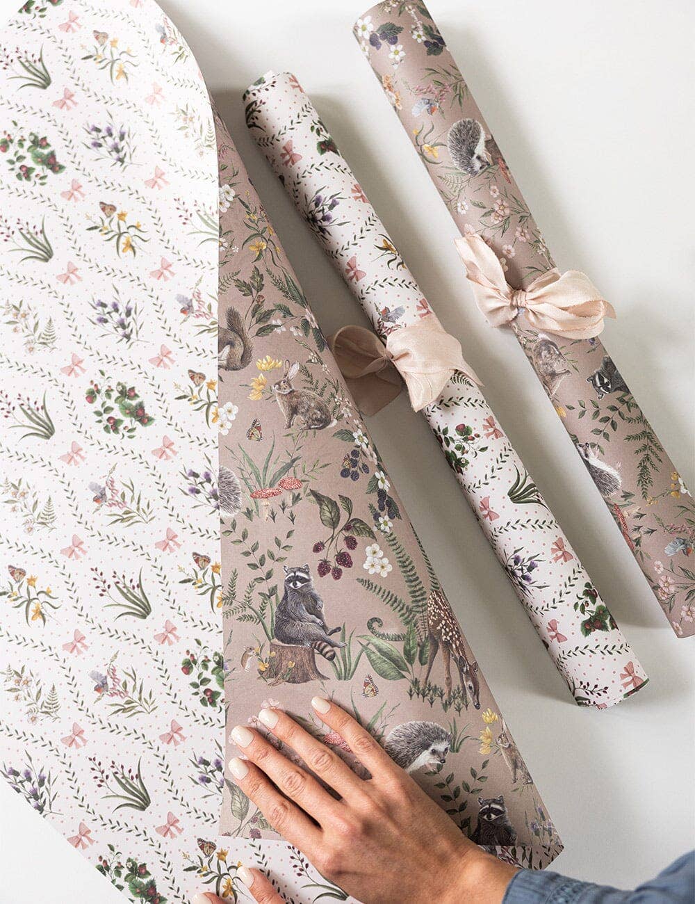 Dainty Petals/ Garden Reverie Double Sided Gift Wrap