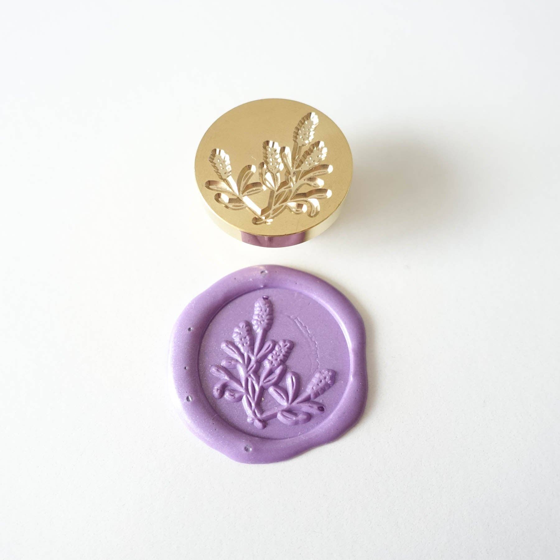 Lavender Wax Seal Stamp
