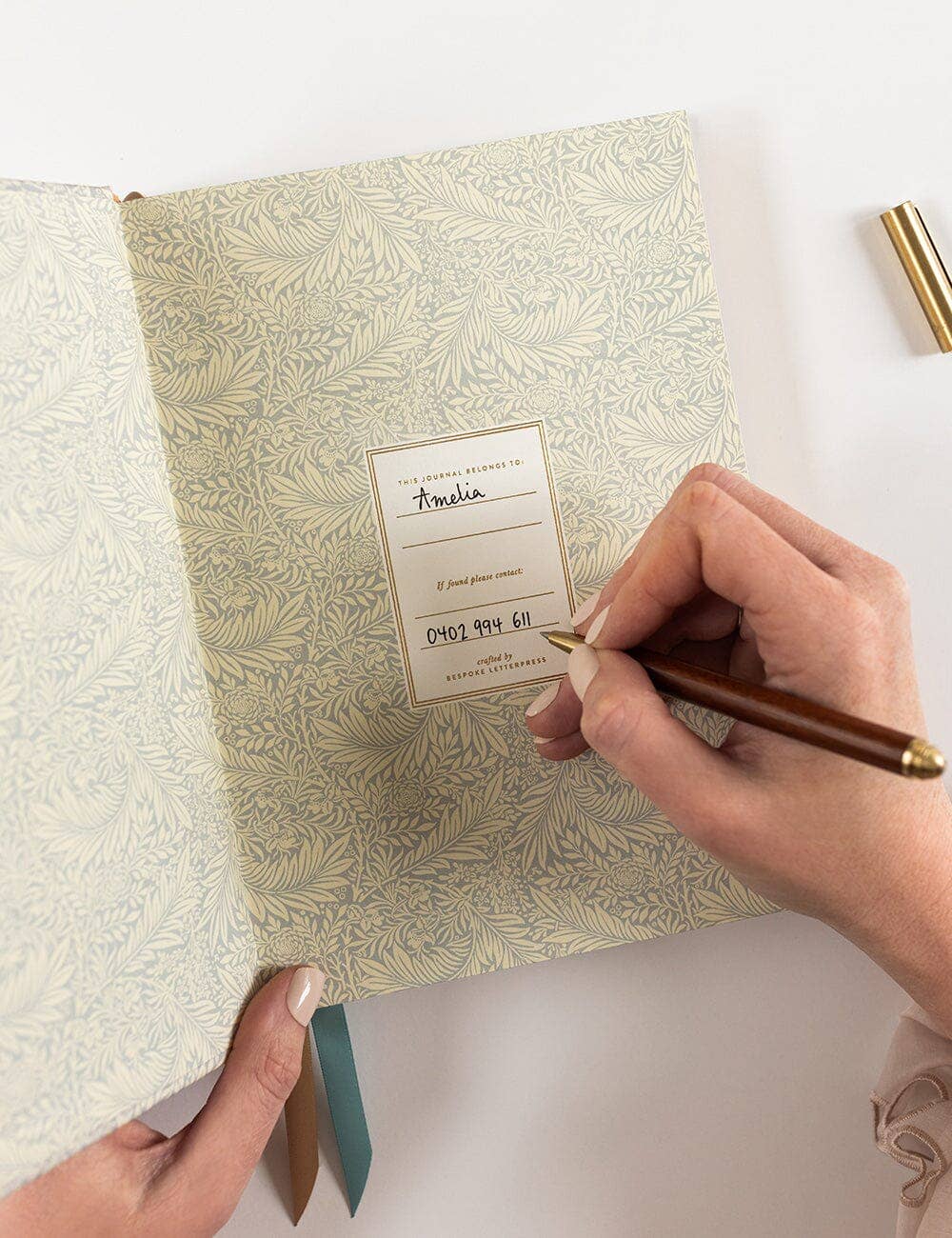 Linen Bound Journal - Dune Thicket (Lined Journal)