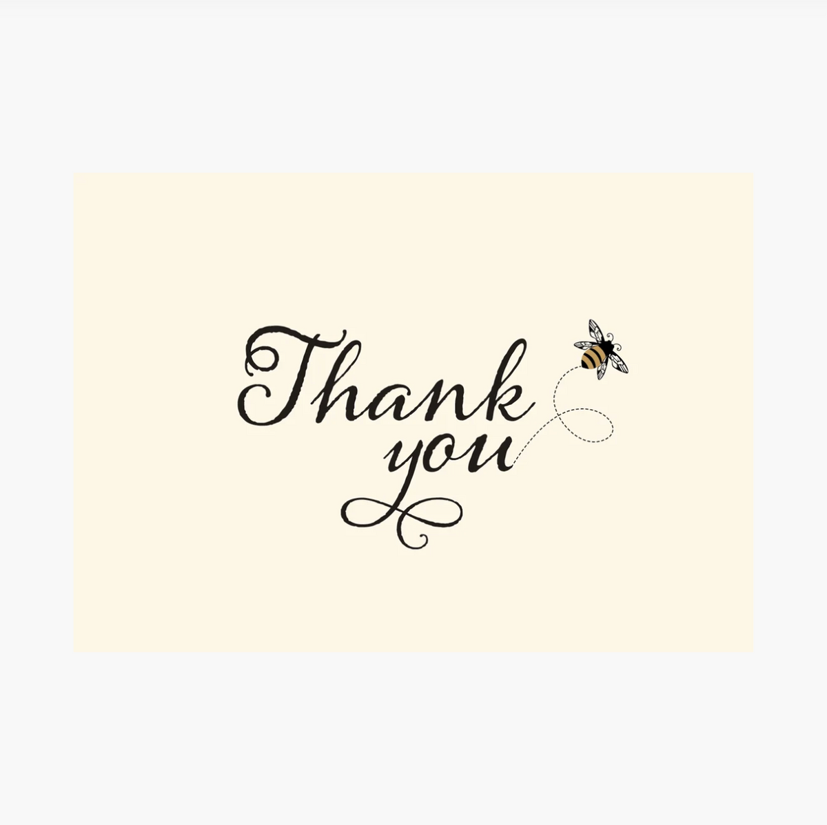 Bumblebee Thank You Note Cards