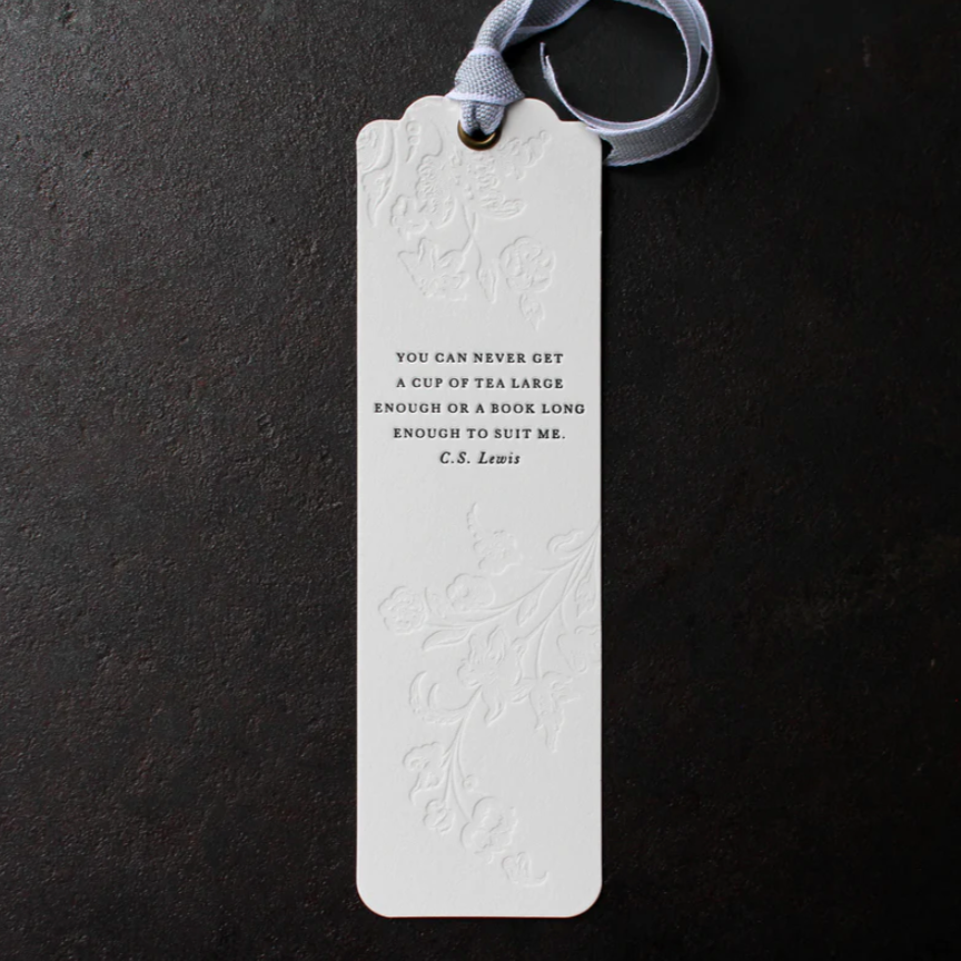 Flywheel Letterpress Printed Bookmark