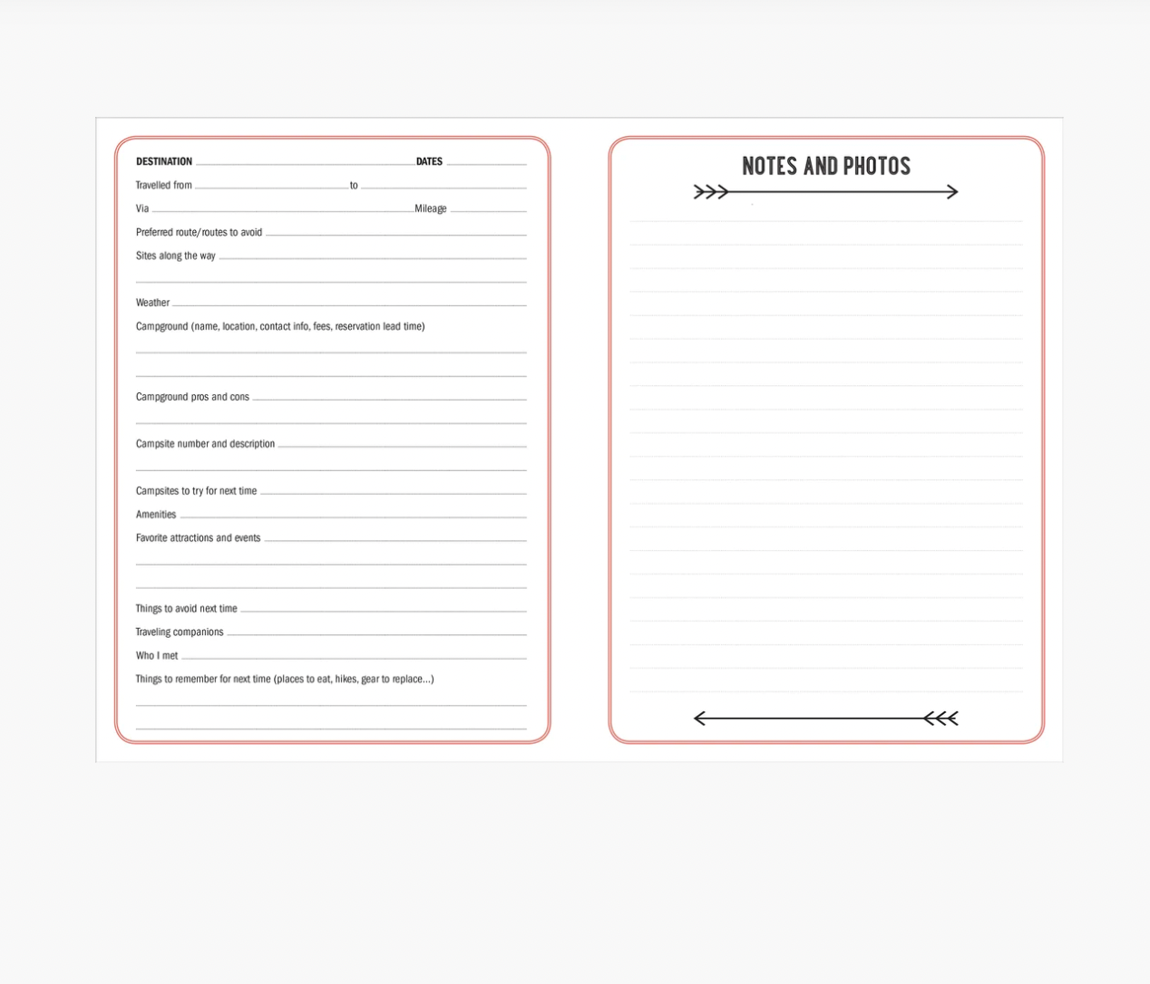 The Camping Logbook