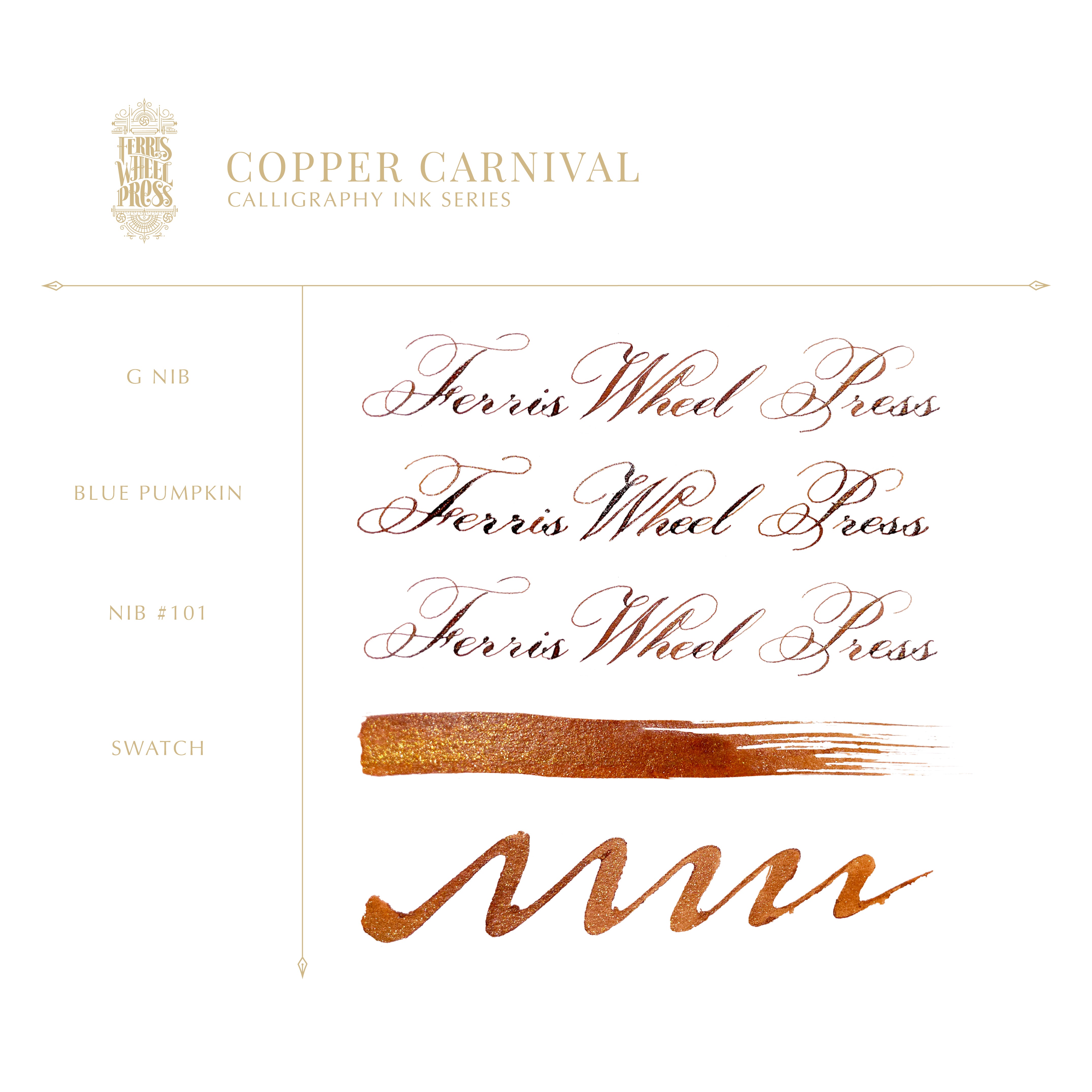 Calligraphy Ink - Copper Carnival