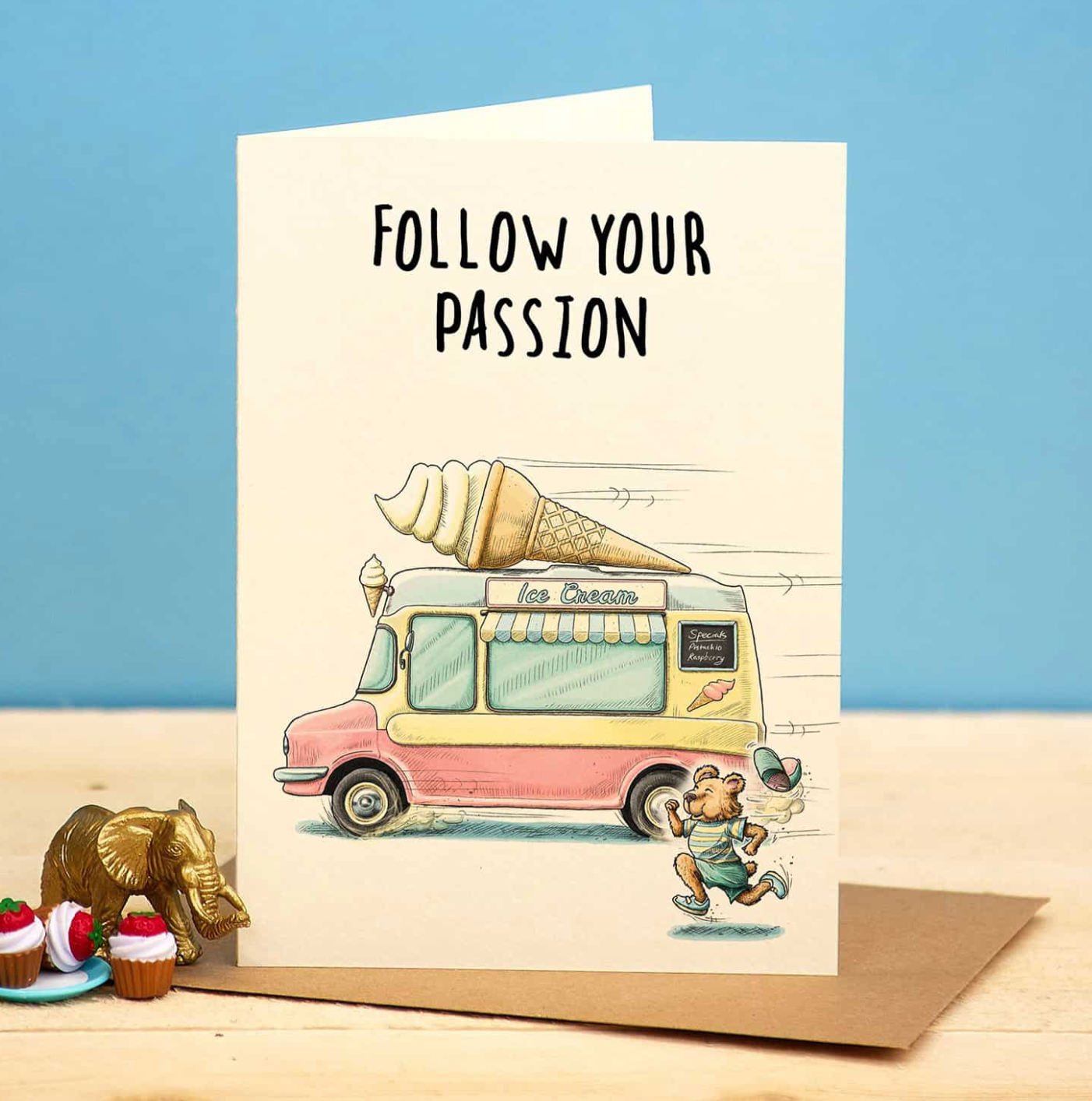 Follow Your Passion Greeting Card