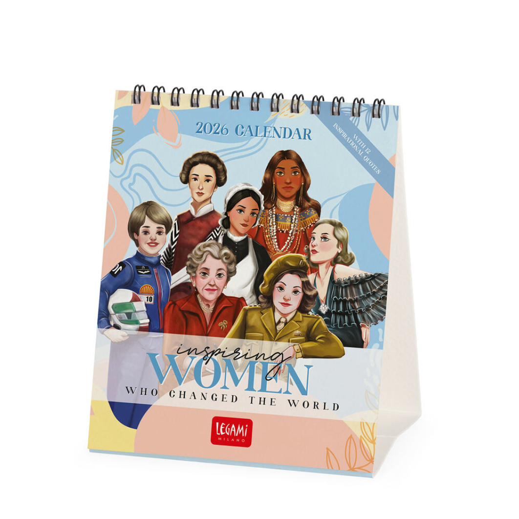 2026 Legami Desk Calendar - Inspiring Women