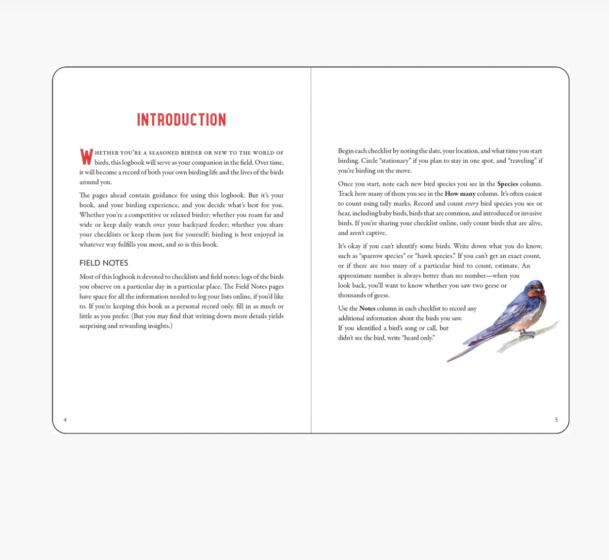 The Birder's Logbook
