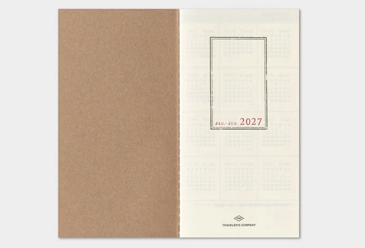 2027 Weekly Vertical Diary Insert