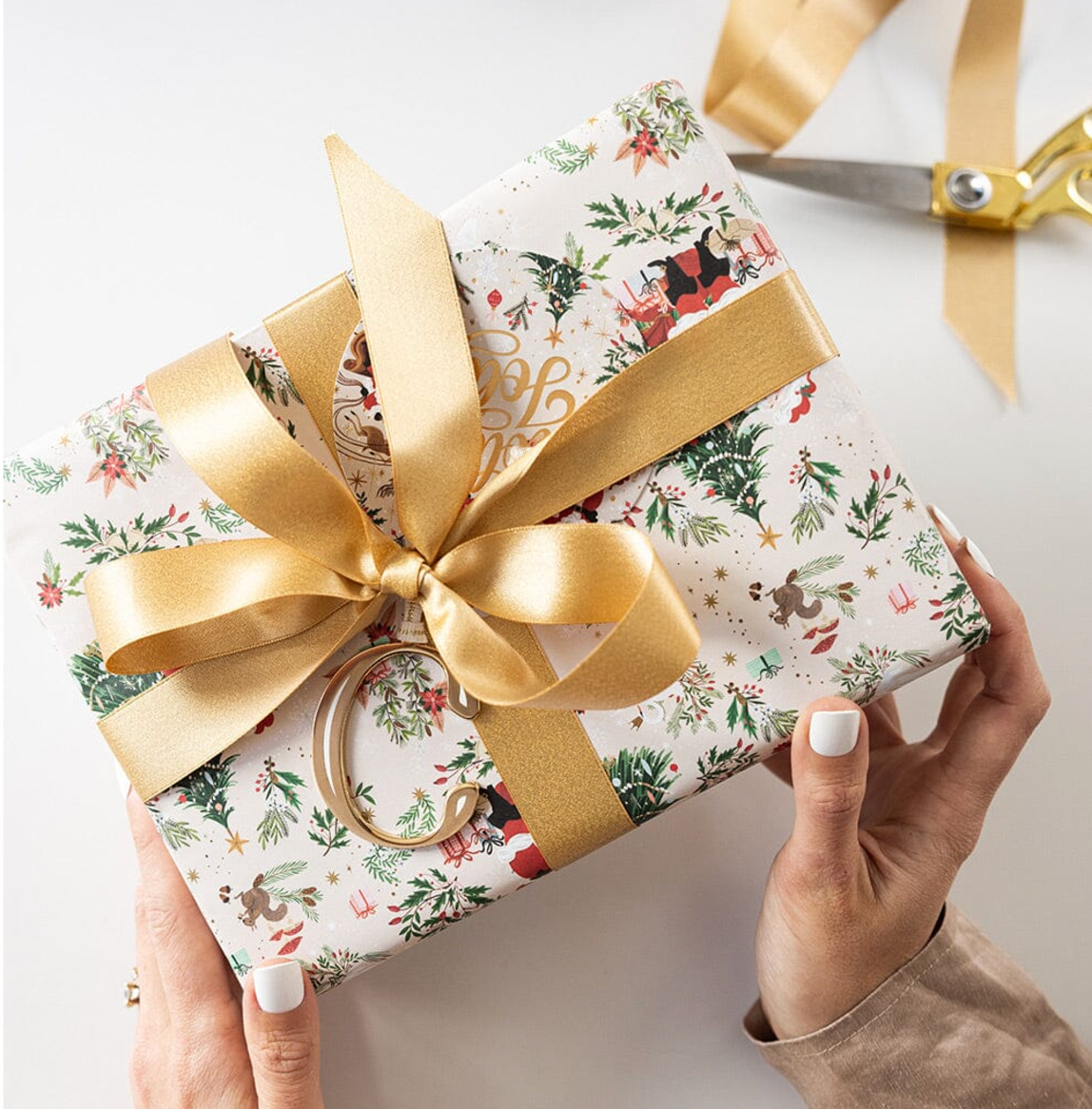 Jolly Santa/ Twinkle Double Sided Wrap