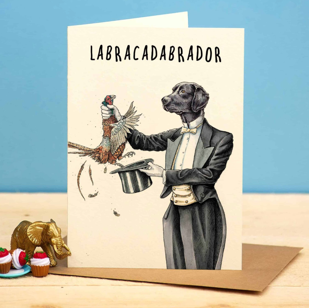 Labracadabrador Greeting Card