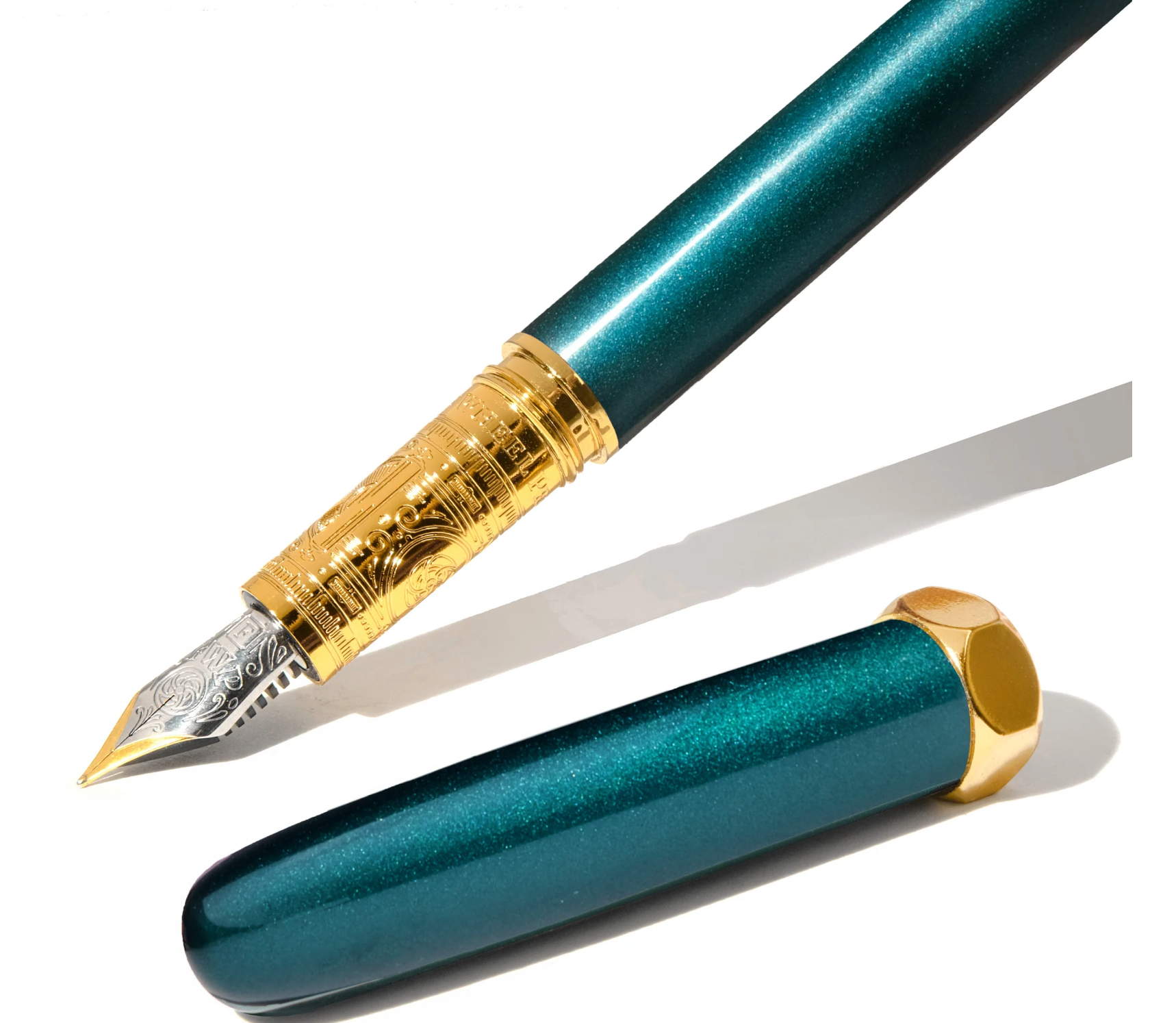 The Bijou Fountain Pen - Printmaker's Teal