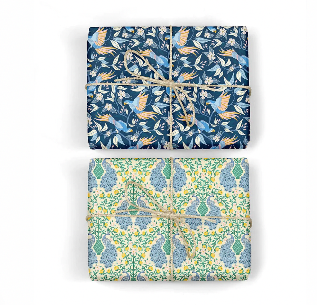 Parrots/ Peacocks Double-sided Wrap