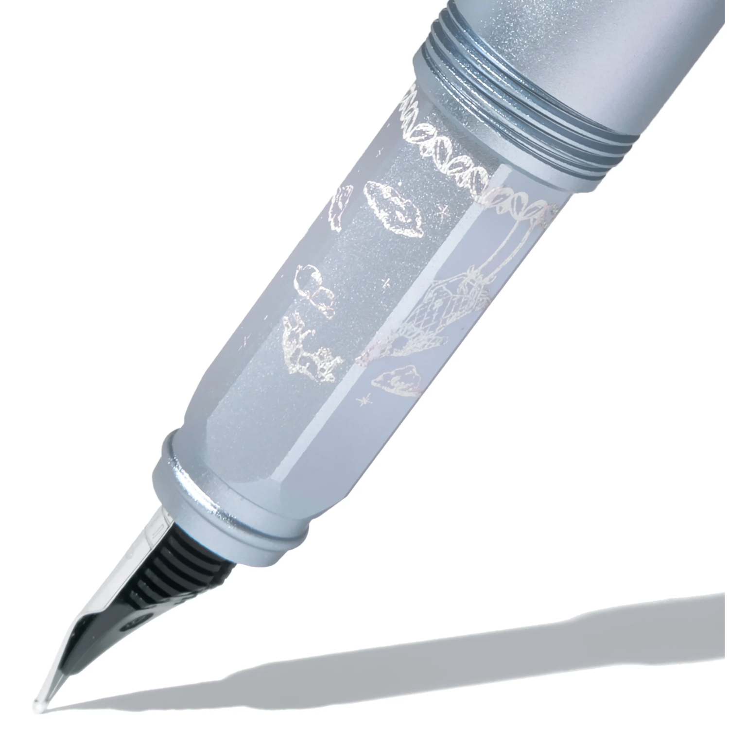 Limited Edition 2023 Aluminium Carousel Fountain Pen - Harlequin Dream