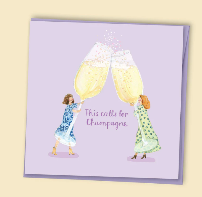 This Calls for Champagne Greeting Card