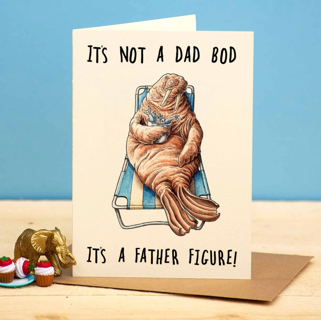 Not a Dad Bod Greeting Card