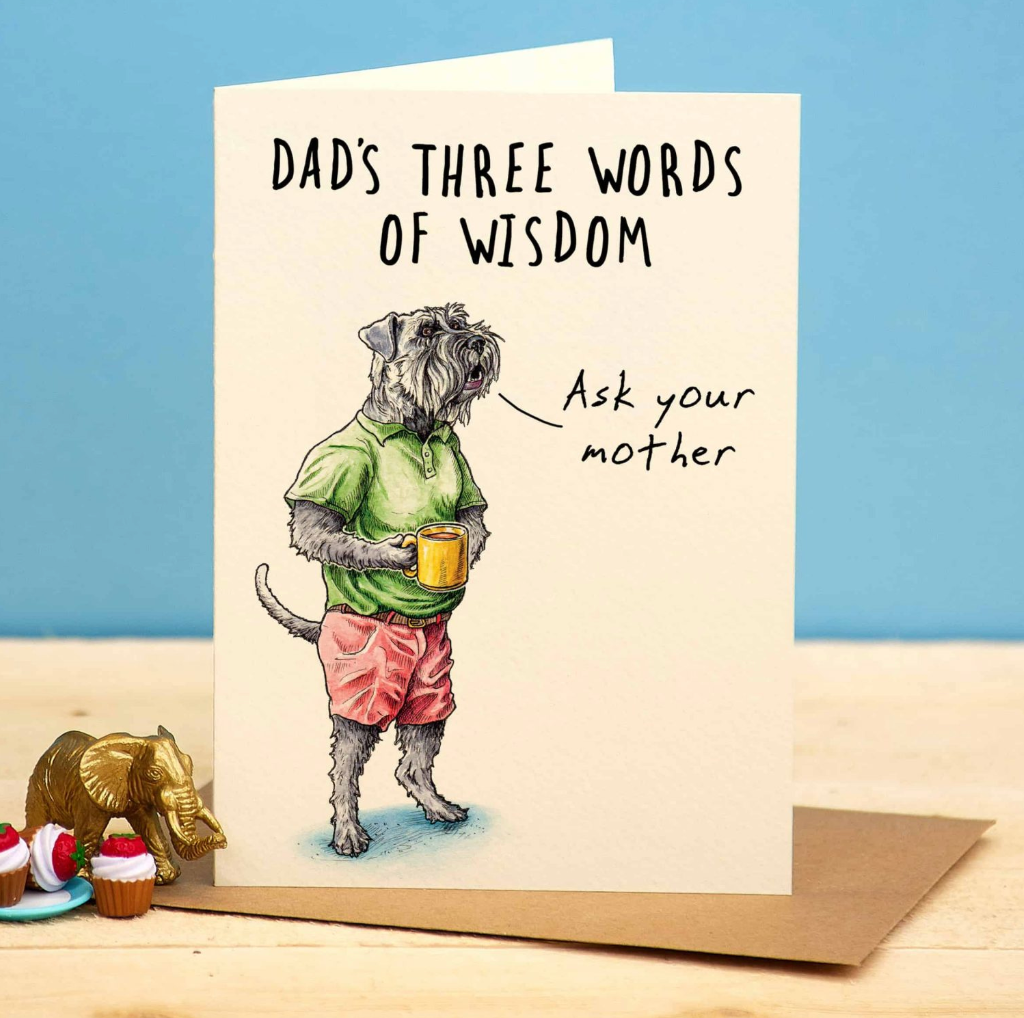 Words of Wisdom Greeting Card