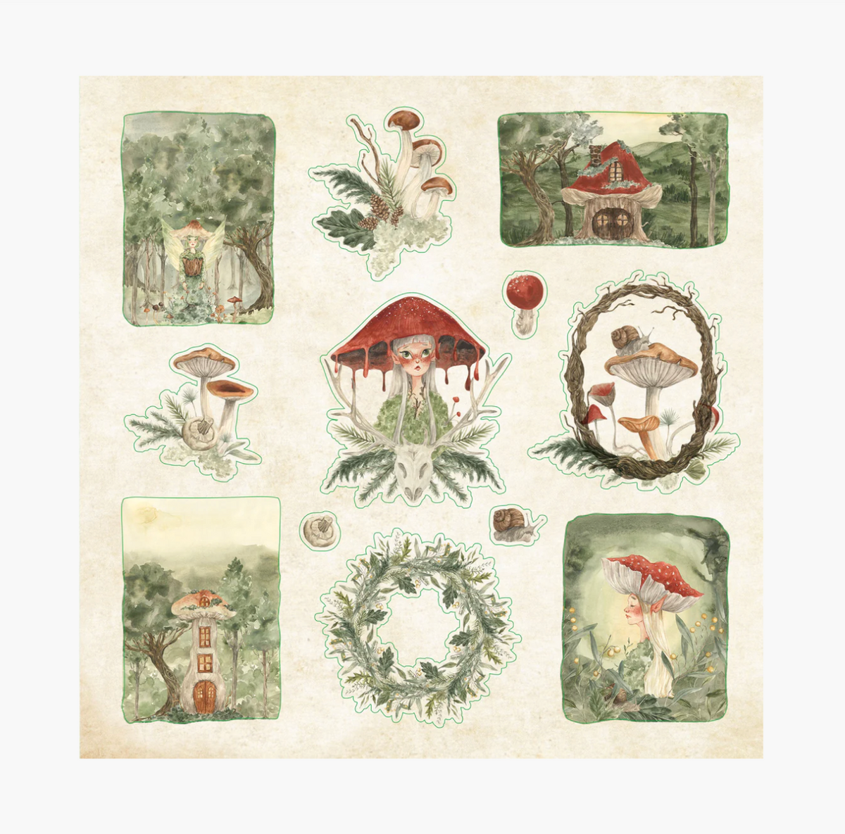 Enchanted Forest Sticker Book