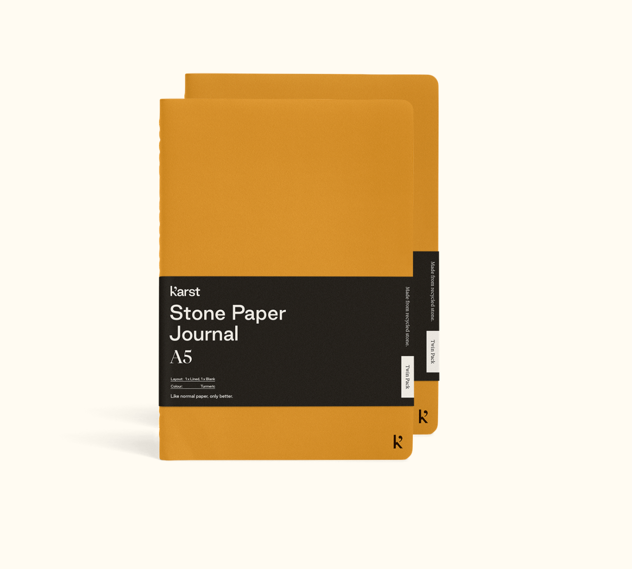 A5 Journal Twin Pack - Plain & Ruled