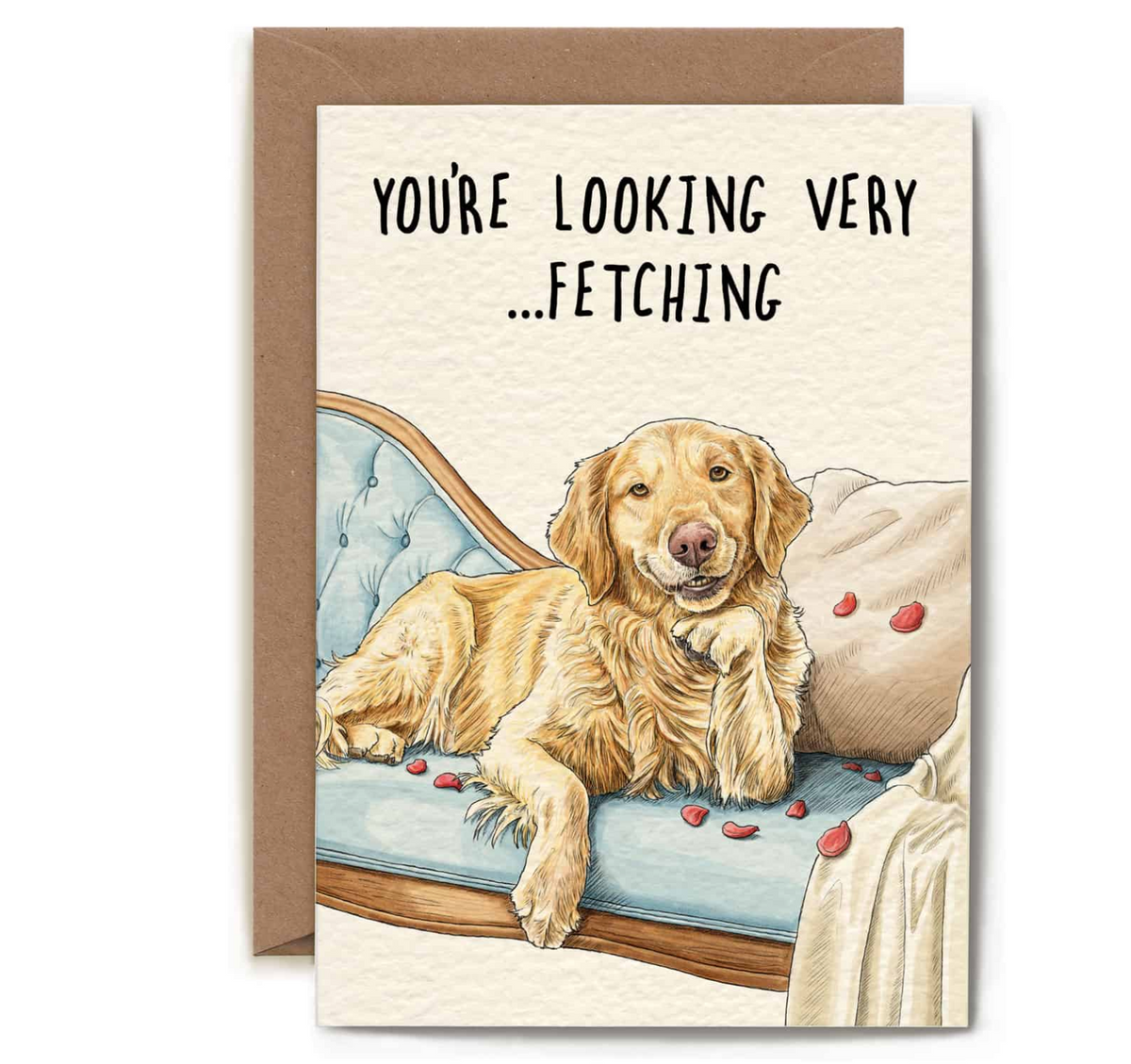 Fetching Greeting Card