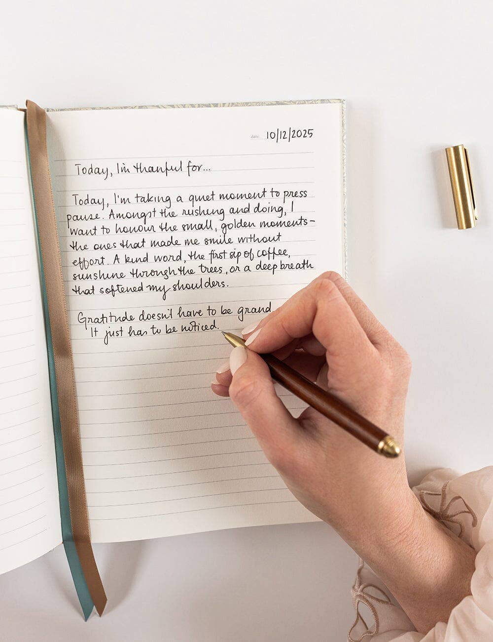 Linen Bound Journal - Dune Thicket (Lined Journal)