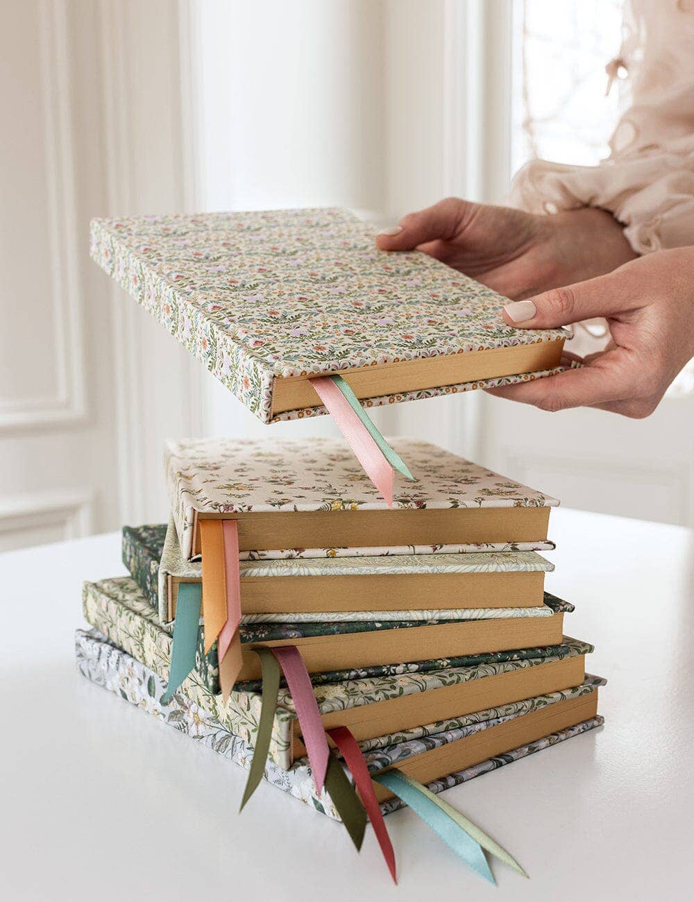 Linen Bound Journal - Bramblefloss (Blank)