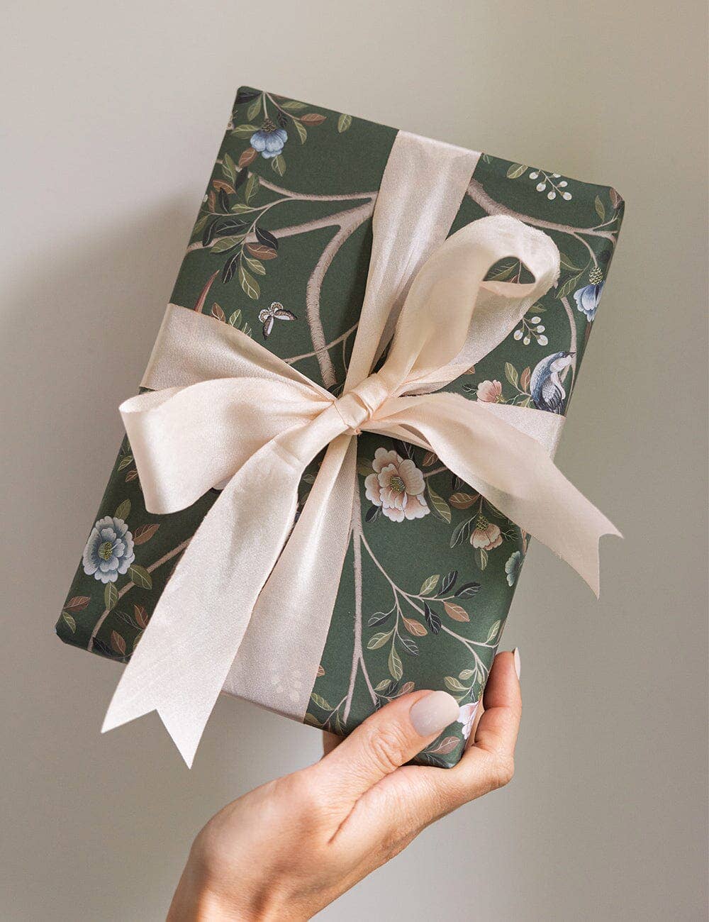 Camellia Tree / Summer Garden Double Sided Gift Wrap
