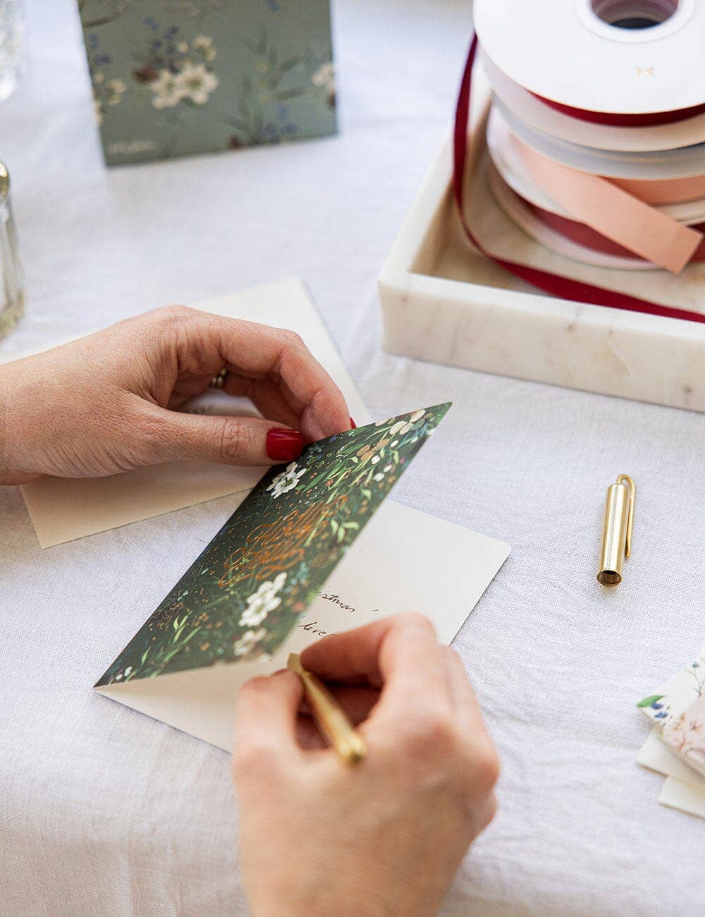 Christmas Card Boxset 6 Pack - A Christmas Garden