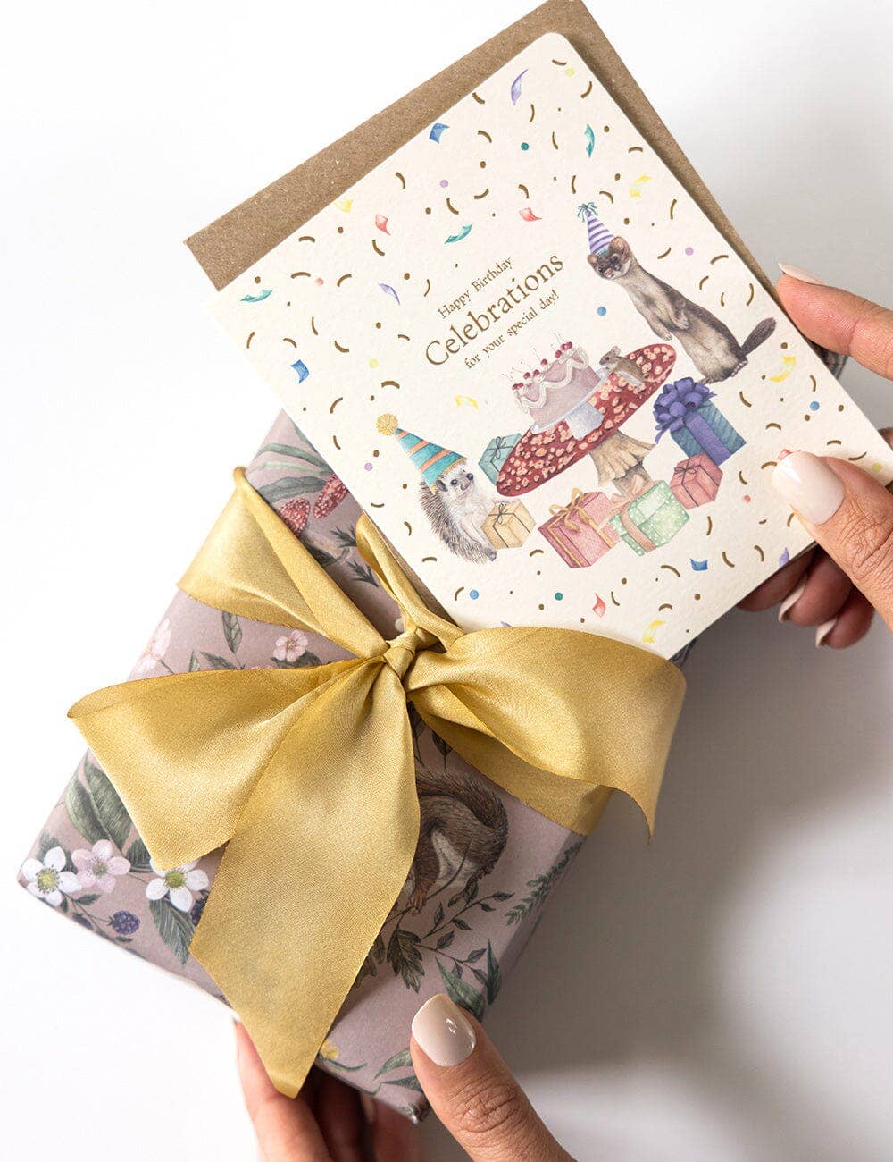 Dainty Petals/ Garden Reverie Double Sided Gift Wrap