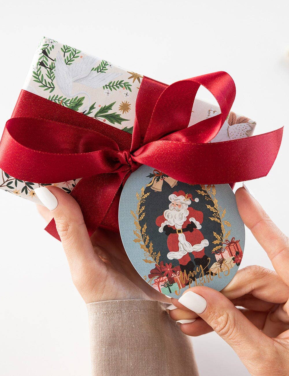 Shimmer Satin Ribbon 30m - Red