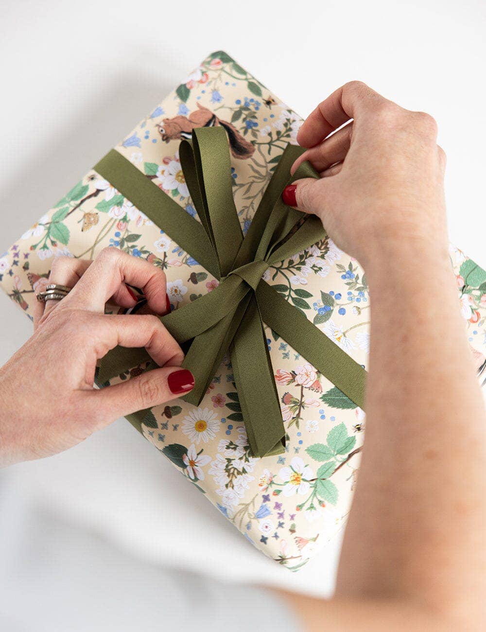 Cotton Ribbon 30m - Fern Green