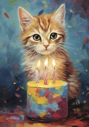 Happy Birthday 9 Card