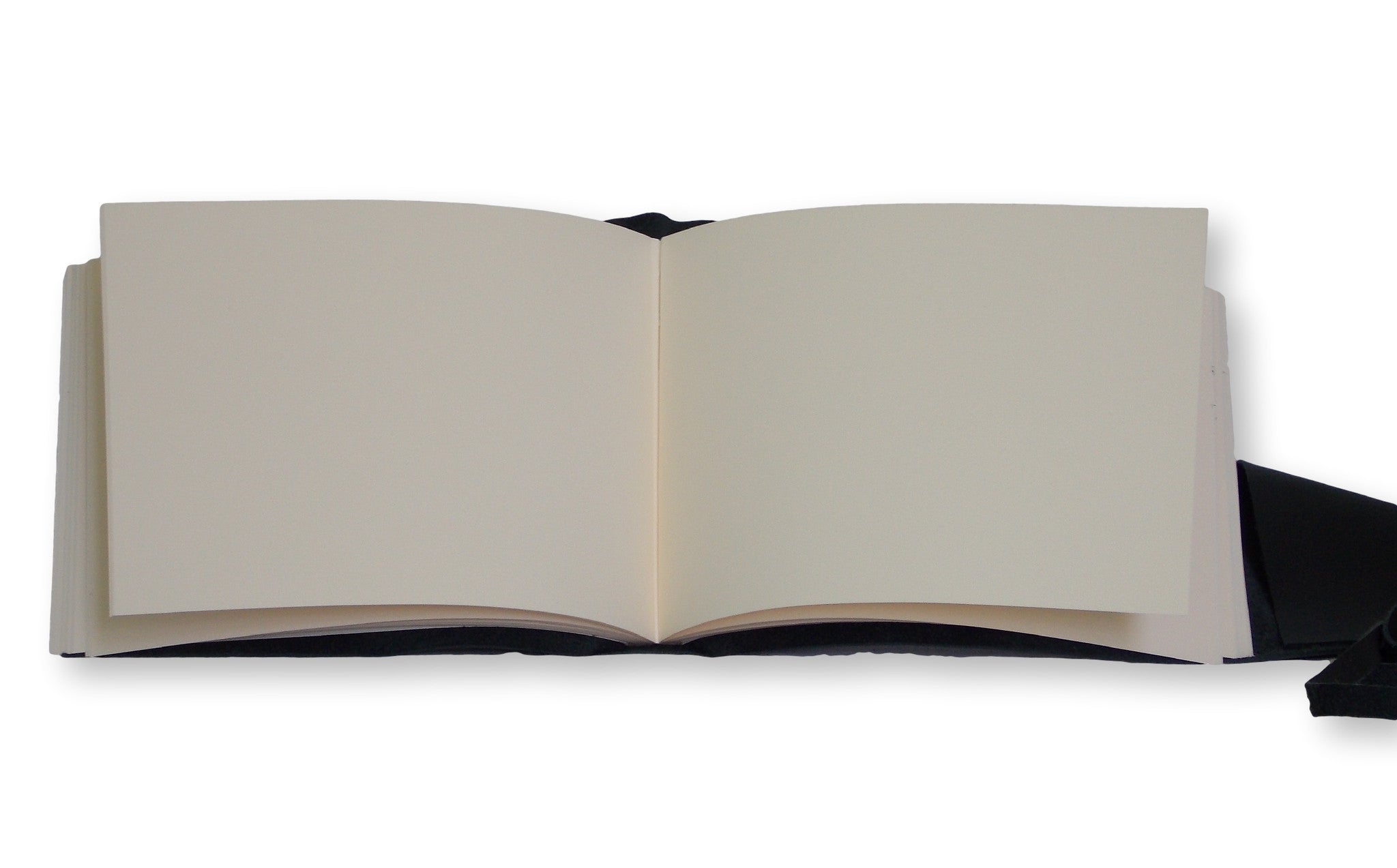 Leather Wrap Signature Book- Black
