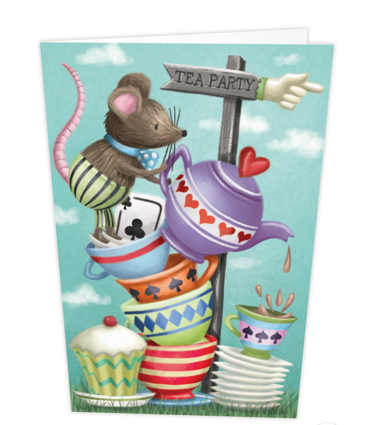 Pop Up Cards - Alice's Teapot