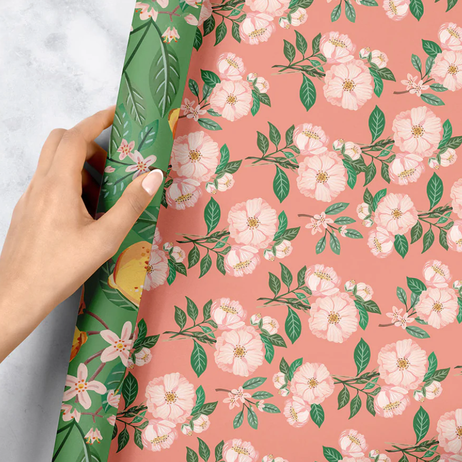 Lemons/Camelias Wrap