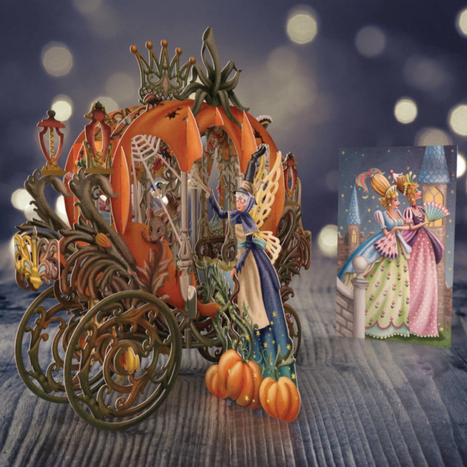 Pop- Up Cards - Cinderella's Carriage
