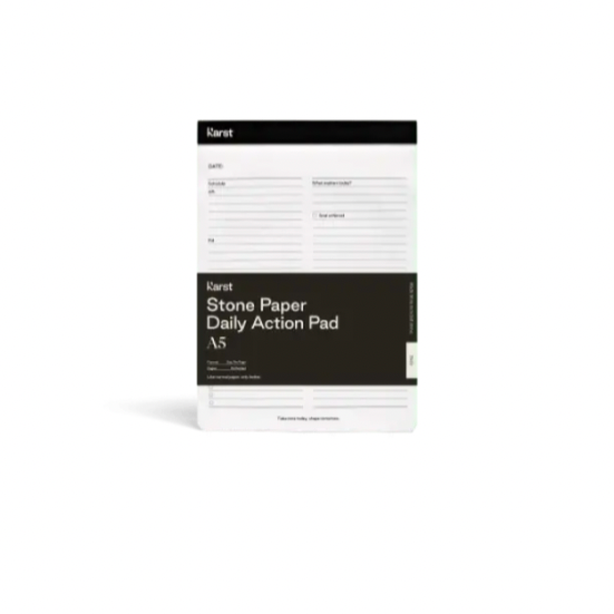 Stone Paper Daily Action Pad