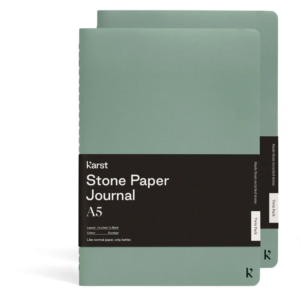 A5 Journal Twin Pack - Plain & Ruled