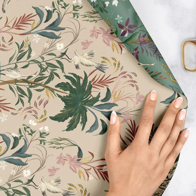 Flamingos/ Herons Double-sided Wrap