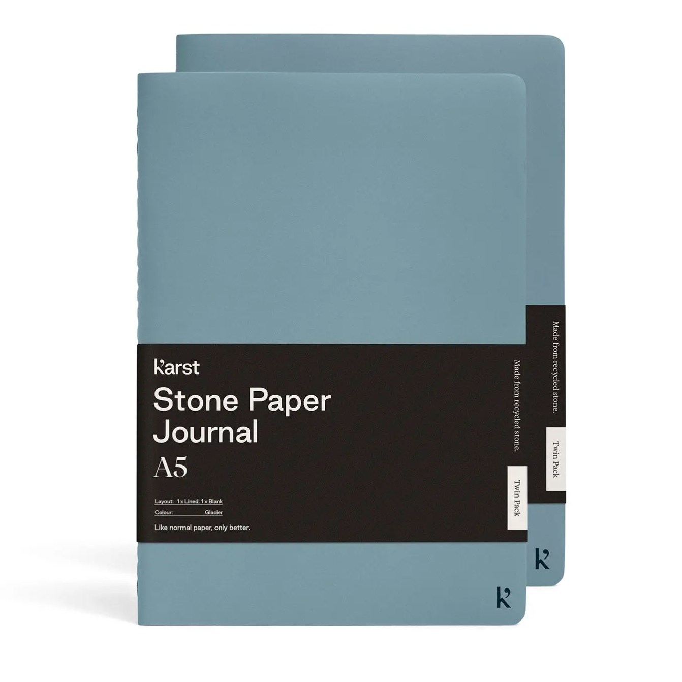 A5 Journal Twin Pack - Plain & Ruled