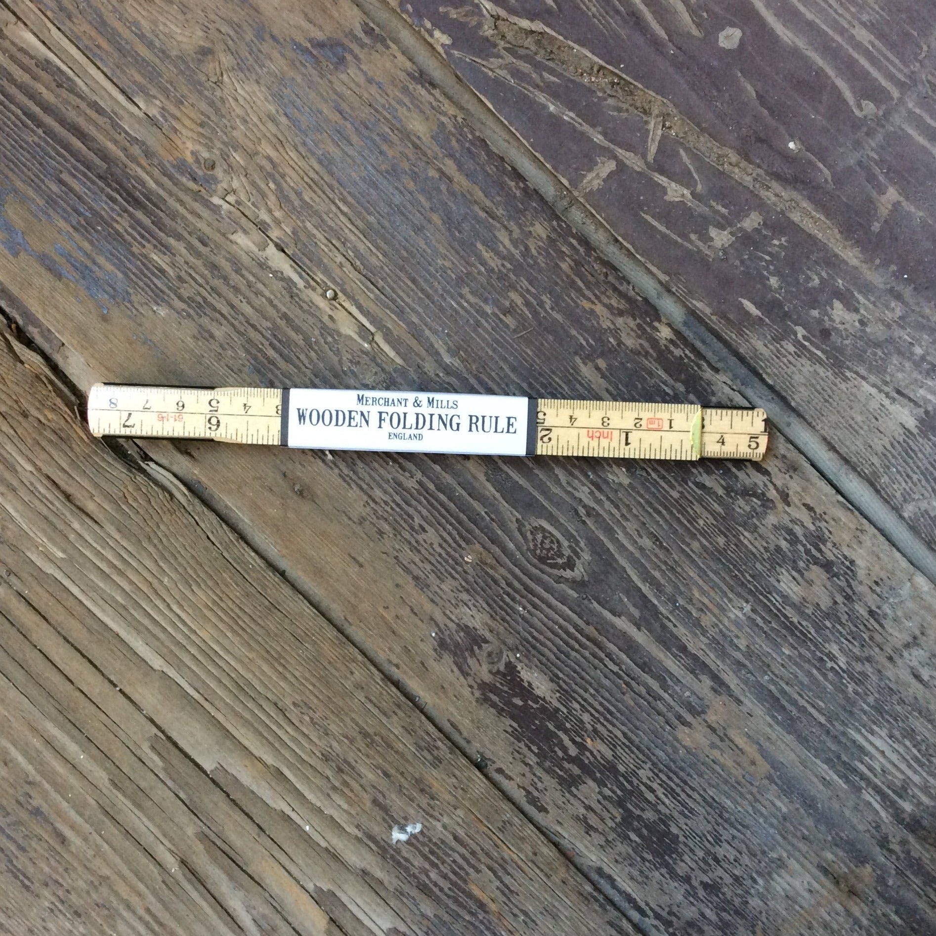 Wooden Folding Ruler